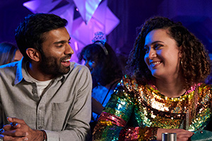 Starstruck. Image shows from L to R: Tom (Nikesh Patel), Jessie (Rose Matafeo). Copyright: Avalon Television Starstruck. Image shows from L to R: Tom (Nikesh Patel), Jessie (Rose Matafeo). Copyright: Avalon Television