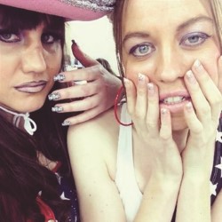 Natasia Demetriou and Ellie White are Mother and Baby. Copyright: BBC